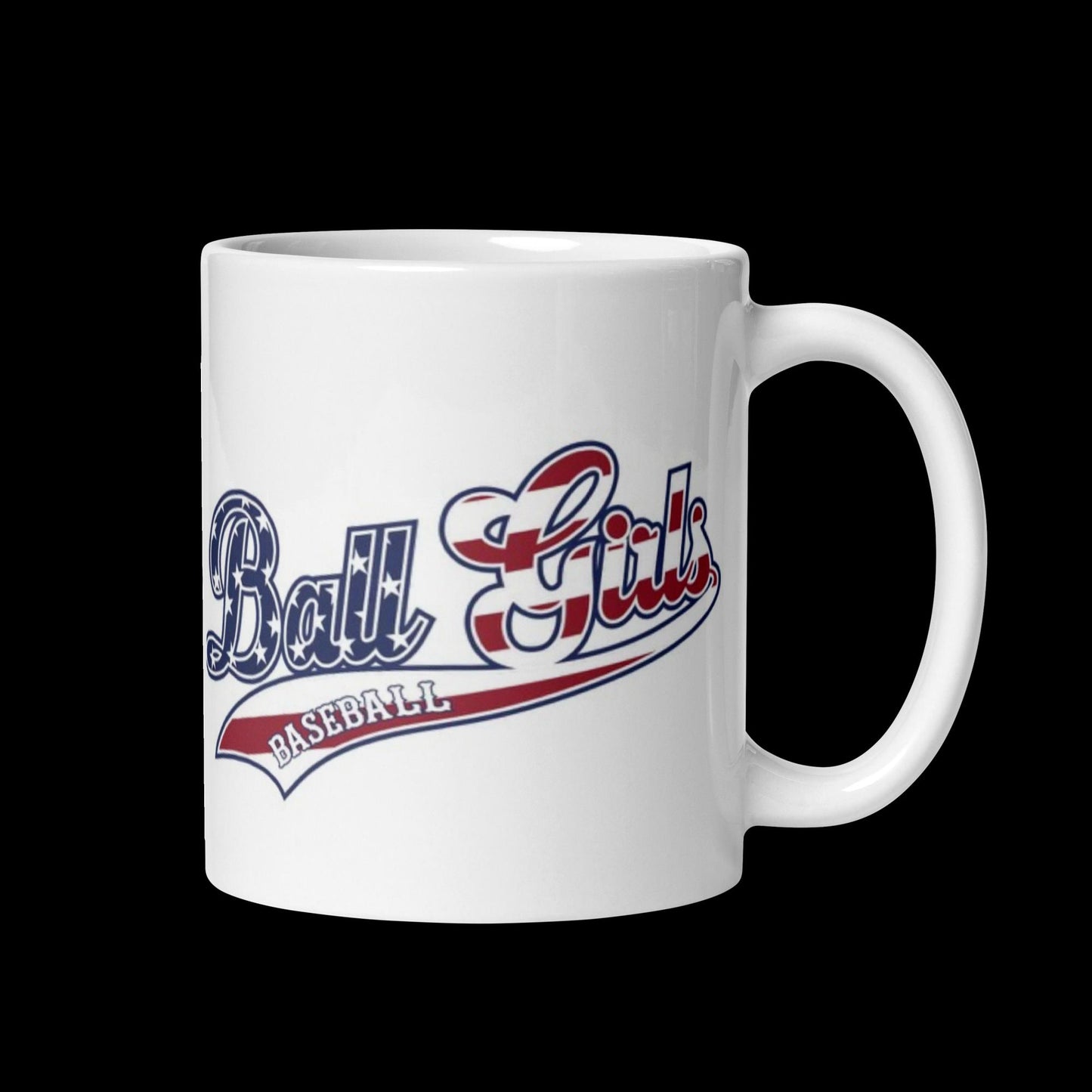 Red, White & Blue glossy mug